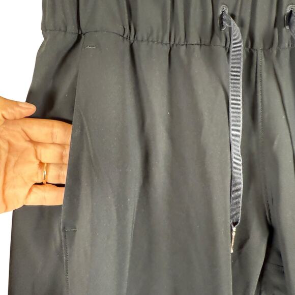 Lululemon Black Athleisure Pants Drawstring Waist Relaxed Fit Performance | 4 - Picture 8 of 10